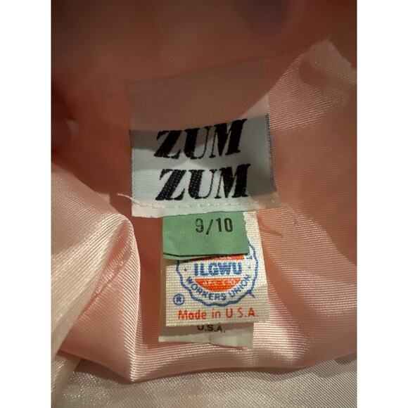 Vintage Zum Zum Pink Strapless sequin beaded Prom Dress size small - Picture 13 of 17